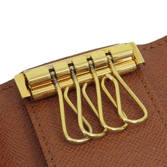 LOUIS VUITTON Key case Key holder  M62631 Monogram canvas Brown Multicles4 Monogram Women Used Authentic