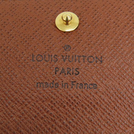 LOUIS VUITTON Key case Key holder  M62631 Monogram canvas Brown Multicles4 Monogram Women Used Authentic