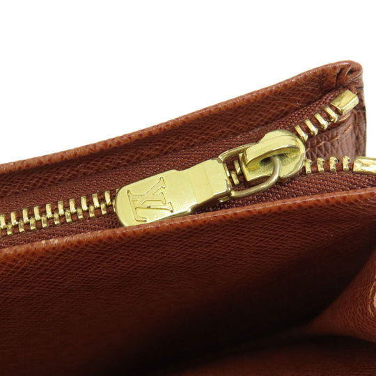 LOUIS VUITTON Bifold Wallet M61730 Monogram canvas Brown Portomonet Bietrezole Women Used Authentic