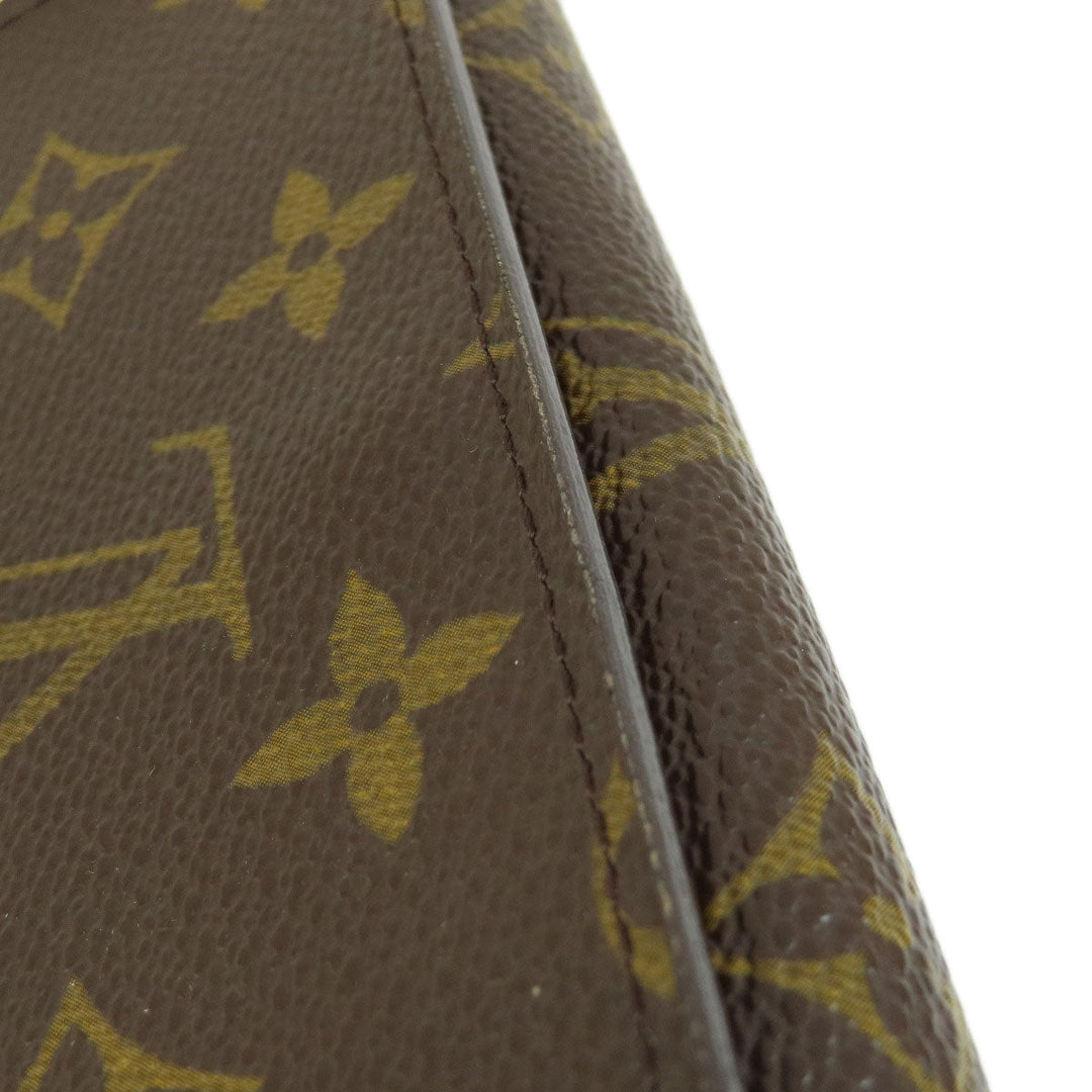 LOUIS VUITTON Bifold Wallet M61730 Monogram canvas Brown Portomonet Bietrezole Women Used Authentic