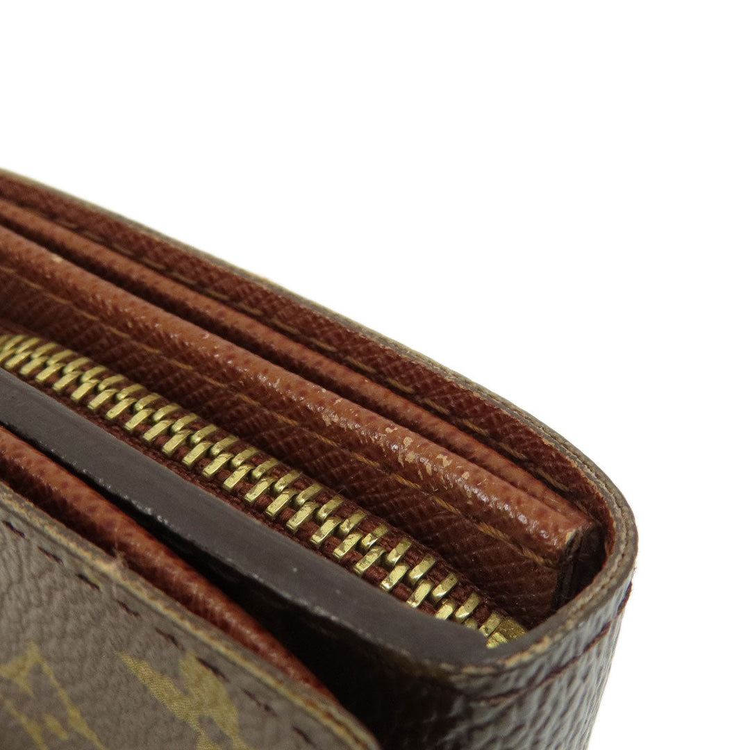 LOUIS VUITTON Bifold Wallet M61730 Monogram canvas Brown Portomonet Bietrezole Women Used Authentic