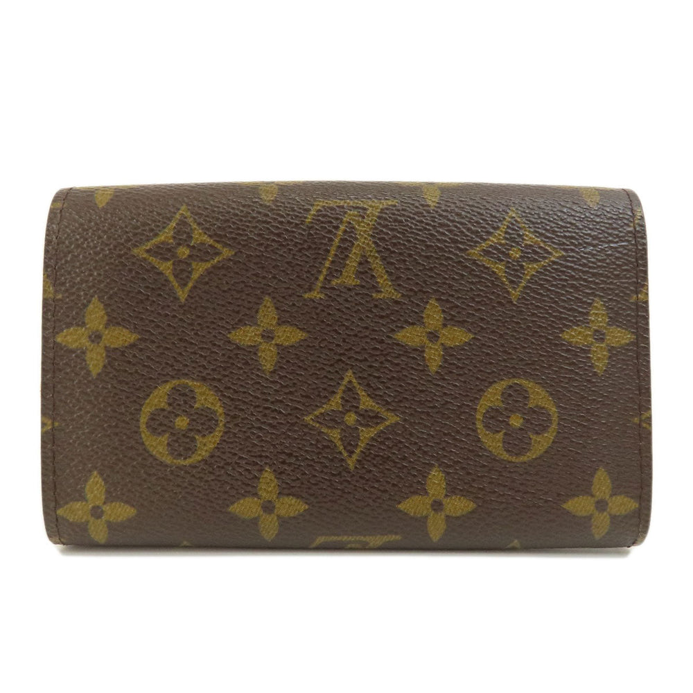 LOUIS VUITTON Bifold Wallet M61730 Monogram canvas Brown Portomonet Bietrezole Women Used Authentic