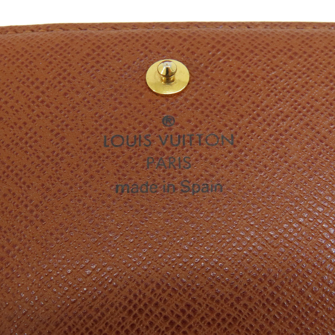 LOUIS VUITTON Bifold Wallet M61730 Monogram canvas Brown Portomonet Bietrezole Women Used Authentic
