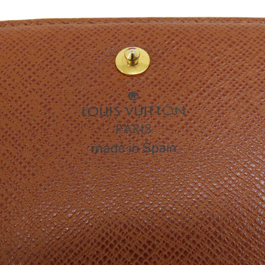 LOUIS VUITTON Bifold Wallet M61730 Monogram canvas Brown Portomonet Bietrezole Women Used Authentic