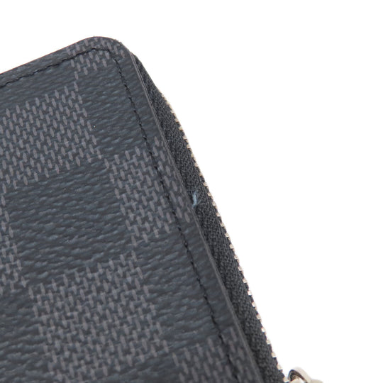LOUIS VUITTON Coin case N63076 Damier canvas black Zippy Coin Purse Damier Graphite