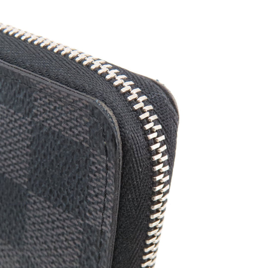 LOUIS VUITTON Coin case N63076 Damier canvas black Zippy Coin Purse Damier Graphite