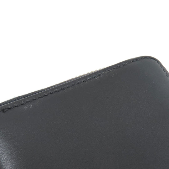 GUCCI Long Wallet Purse 597677 leather black Embryoidery Women(Unisex) Used Authentic