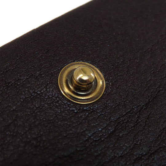 GUCCI Card Case 245762 Canvas, Leather Brown GG Women(Unisex) Used Authentic