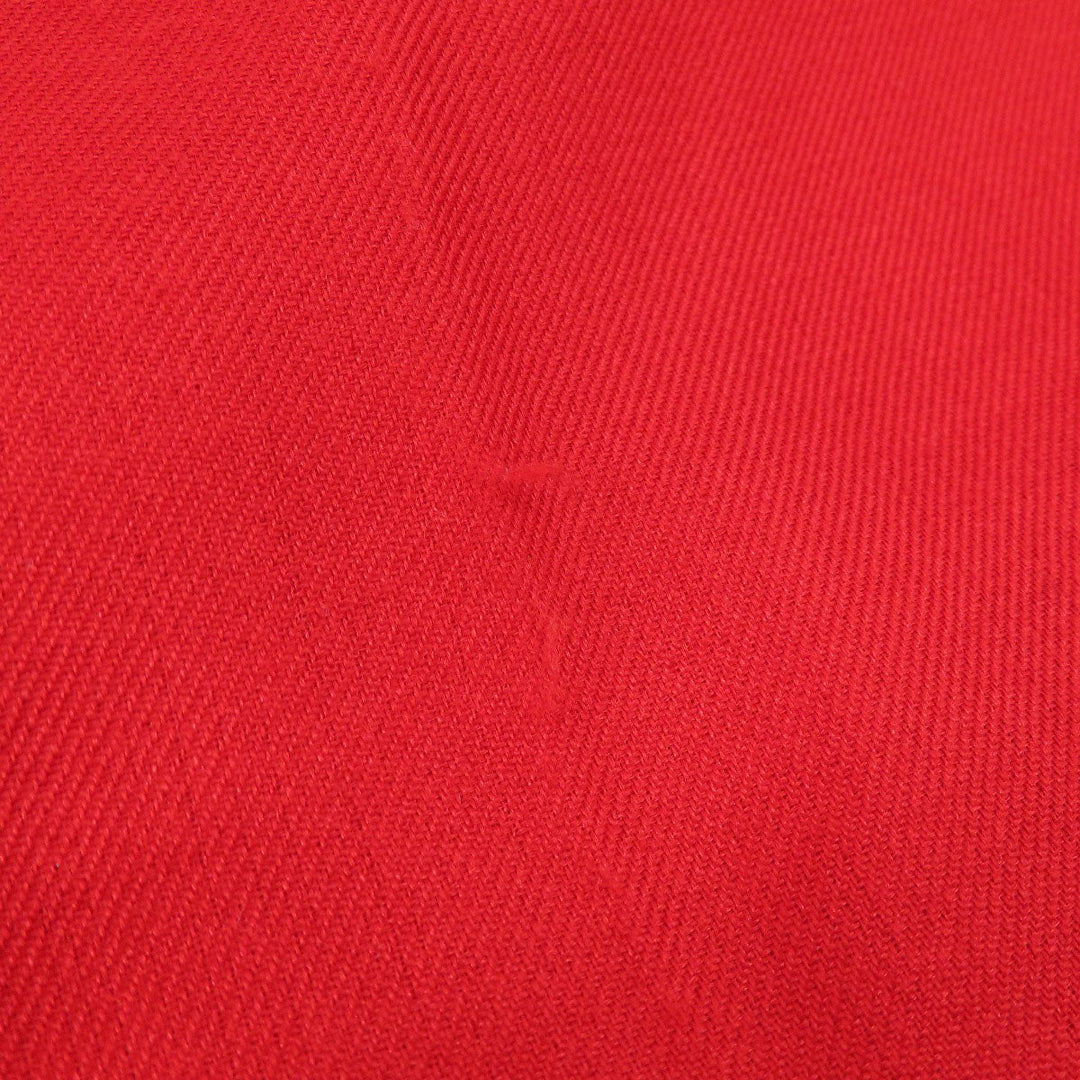 LOUIS VUITTON Stall MP1703 Wool, Silk Red logo Women Used Authentic