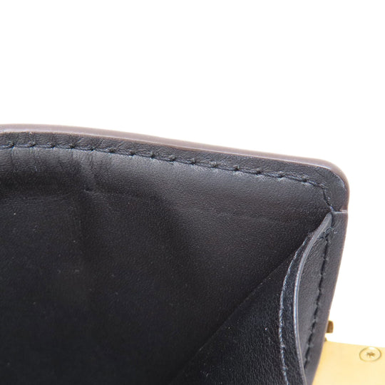 LOUIS VUITTON Bifold Wallet M68725 Monogram reverse Brown Portefeuille Daufine Compact