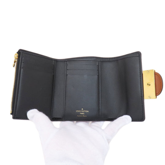 LOUIS VUITTON Bifold Wallet M68725 Monogram reverse Brown Portefeuille Daufine Compact