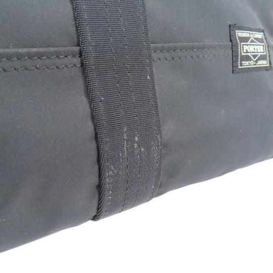 PORTER Tote Bag Nylon black logo Women Used Authentic