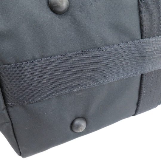 PORTER Tote Bag Nylon black logo Women Used Authentic