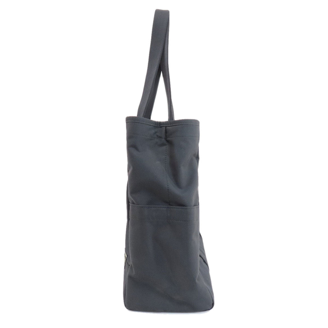 PORTER Tote Bag Nylon black logo Women Used Authentic