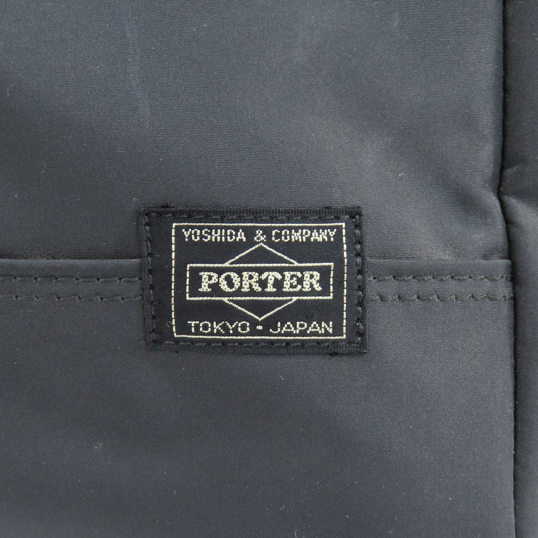 PORTER Tote Bag Nylon black logo Women Used Authentic