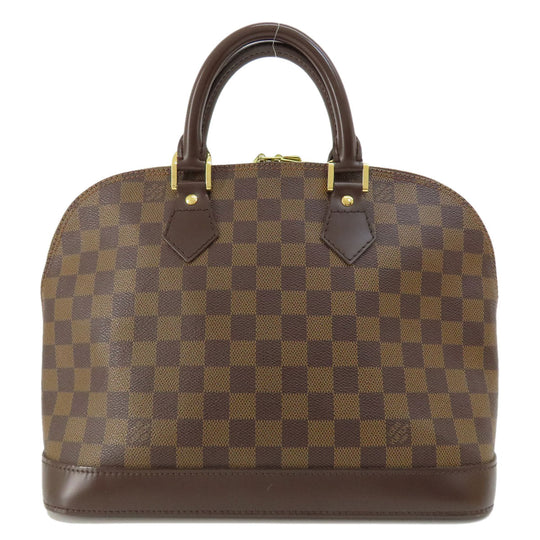 LOUIS VUITTON Handbag N51131 Damier canvas Brown Alma Damier Ebene