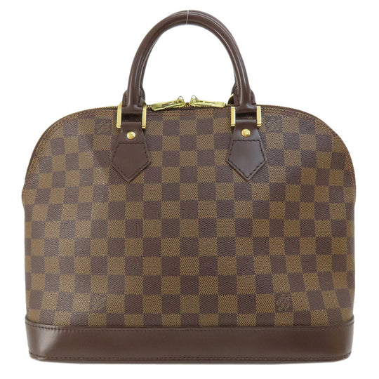 LOUIS VUITTON Handbag N51131 Damier canvas Brown Alma Damier Ebene