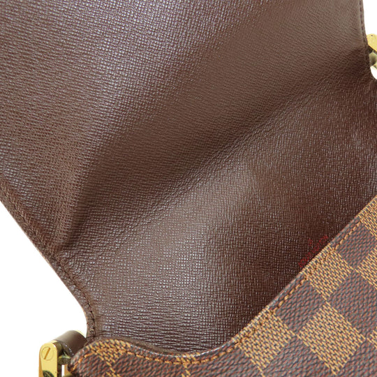 LOUIS VUITTON Shoulder Bag N51260 Damier canvas Brown Musette Salsa Short Damier Ebene
