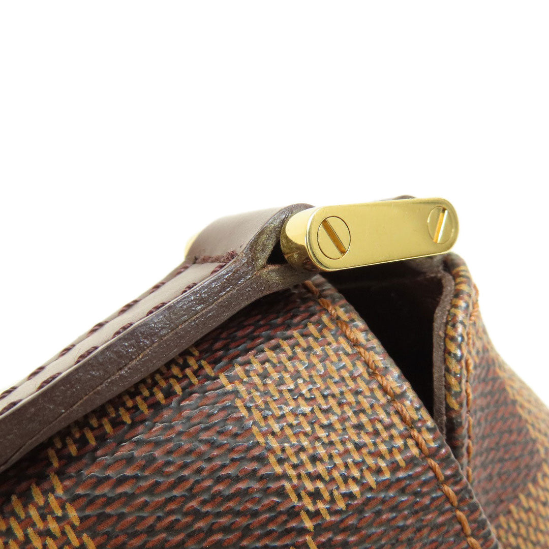 LOUIS VUITTON Shoulder Bag N51260 Damier canvas Brown Musette Salsa Short Damier Ebene