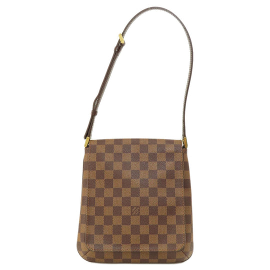 LOUIS VUITTON Shoulder Bag N51260 Damier canvas Brown Musette Salsa Short Damier Ebene