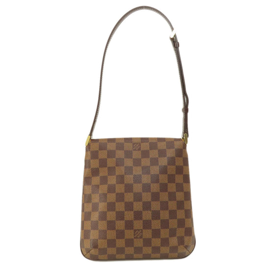 LOUIS VUITTON Shoulder Bag N51260 Damier canvas Brown Musette Salsa Short Damier Ebene