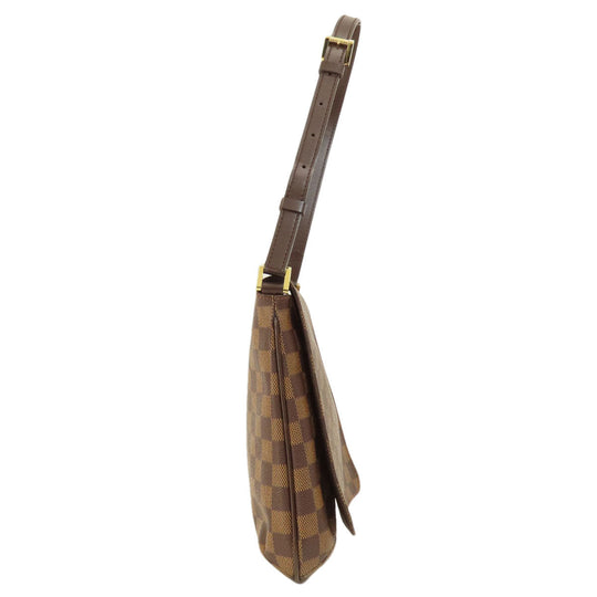 LOUIS VUITTON Shoulder Bag N51260 Damier canvas Brown Musette Salsa Short Damier Ebene