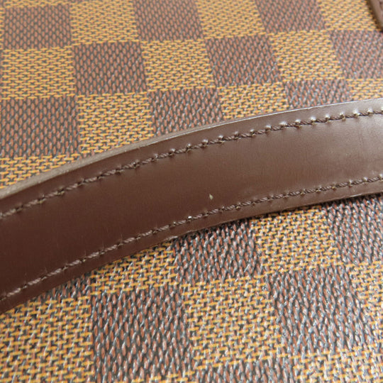 LOUIS VUITTON Tote Bag N51128 Damier canvas Brown Uzes Damier Ebene Women Used Authentic