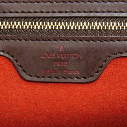 LOUIS VUITTON Tote Bag N51128 Damier canvas Brown Uzes Damier Ebene Women Used Authentic