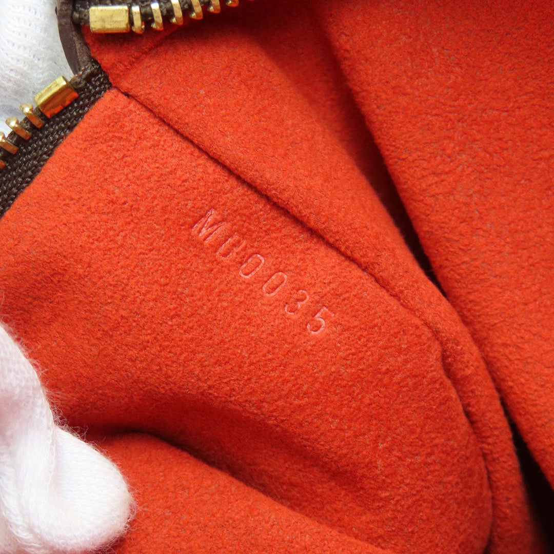 LOUIS VUITTON Tote Bag N51128 Damier canvas Brown Uzes Damier Ebene Women Used Authentic