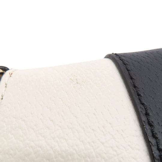 Kate Spade Shoulder Bag leather black logo Women Used Authentic