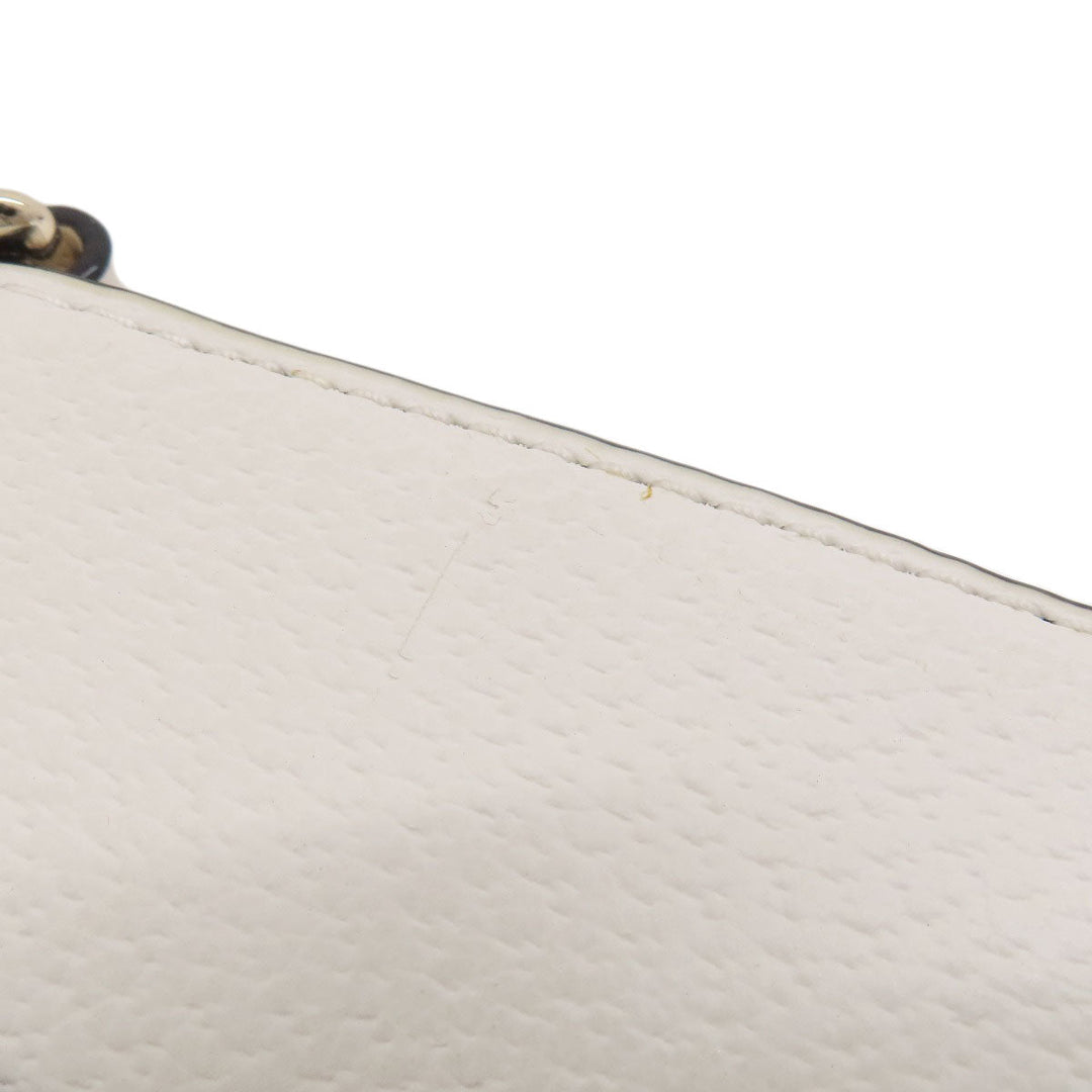 Kate Spade Shoulder Bag leather black logo Women Used Authentic