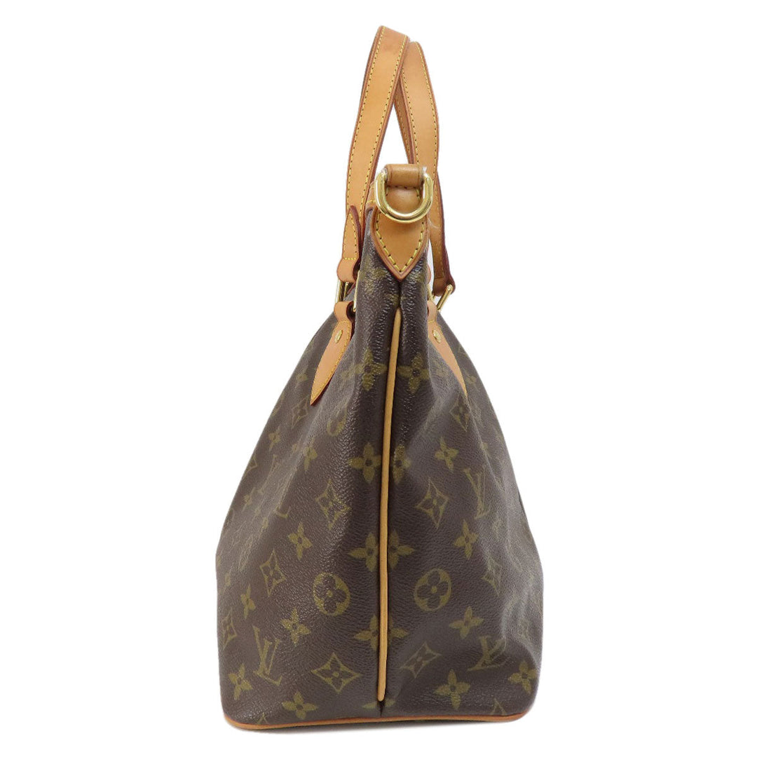 LOUIS VUITTON Tote Bag M40145 Monogram canvas Brown PalermoPM Monogram