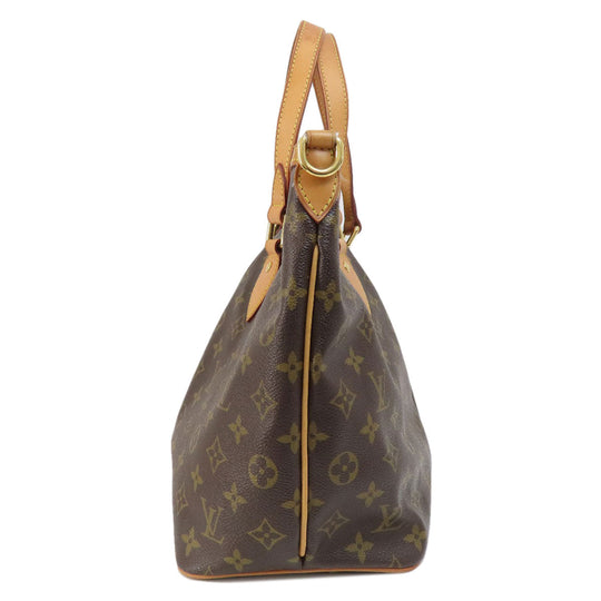 LOUIS VUITTON Tote Bag M40145 Monogram canvas Brown PalermoPM Monogram