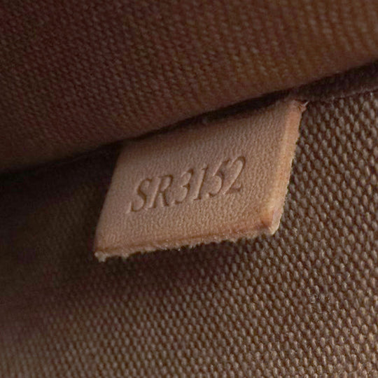 LOUIS VUITTON Tote Bag M40145 Monogram canvas Brown PalermoPM Monogram