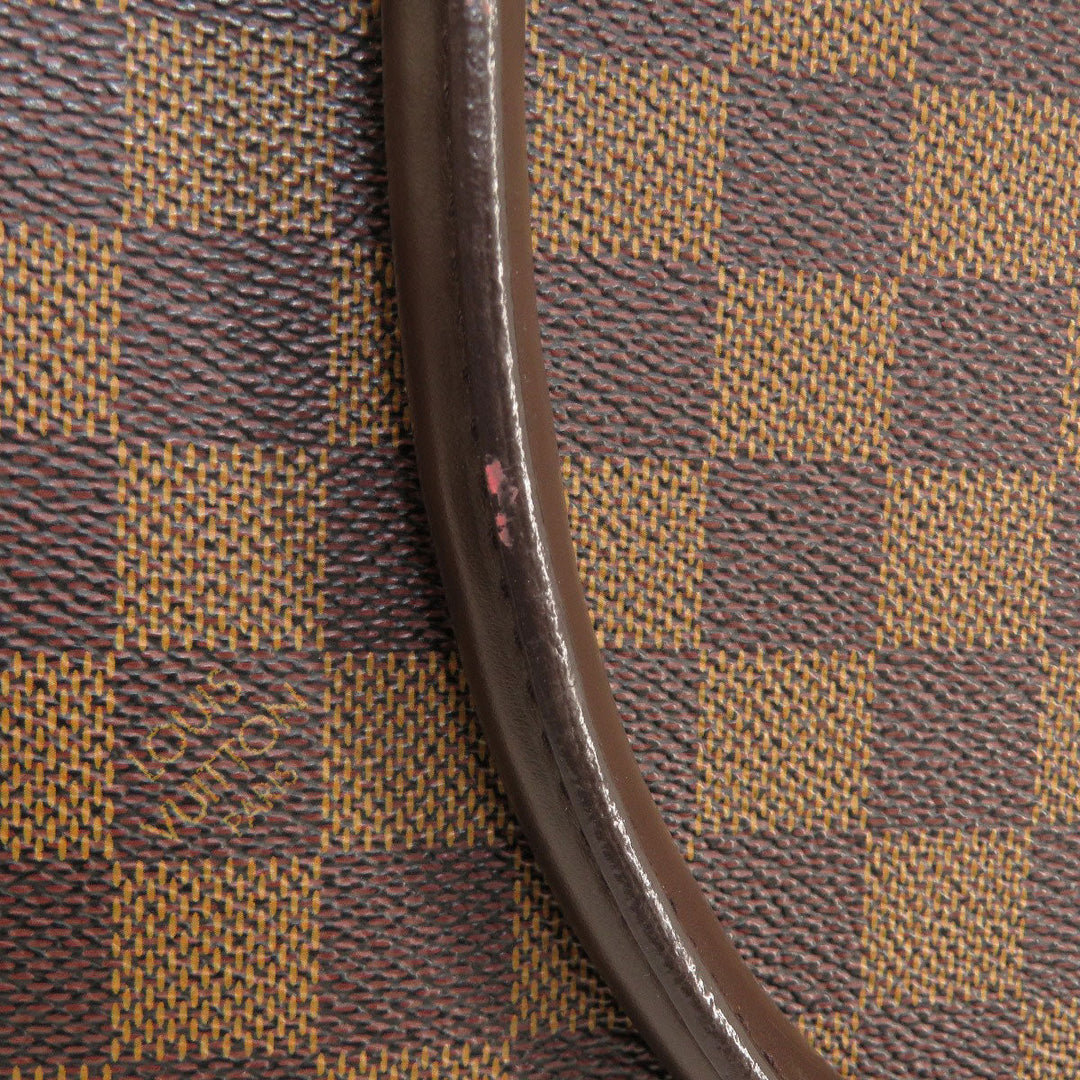 LOUIS VUITTON Handbag N51282 Damier canvas Brown Saria Horizontal Damier Ebene Women Used Authentic