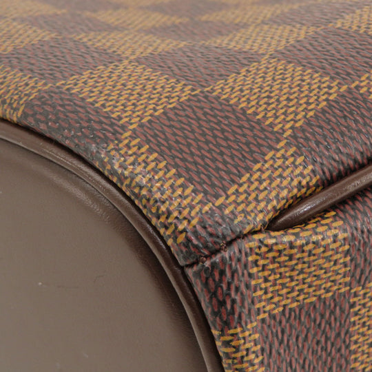 LOUIS VUITTON Handbag N51282 Damier canvas Brown Saria Horizontal Damier Ebene Women Used Authentic