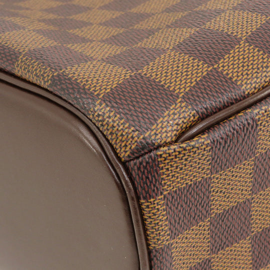 LOUIS VUITTON Handbag N51282 Damier canvas Brown Saria Horizontal Damier Ebene Women Used Authentic