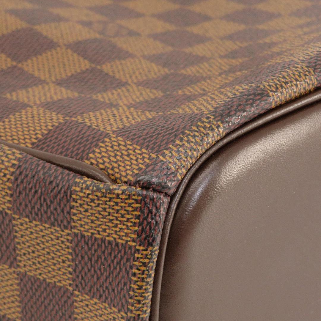 LOUIS VUITTON Handbag N51282 Damier canvas Brown Saria Horizontal Damier Ebene Women Used Authentic