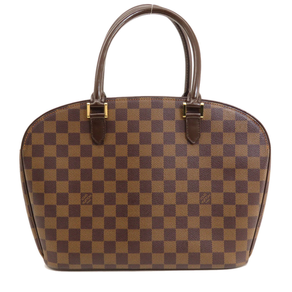 LOUIS VUITTON Handbag N51282 Damier canvas Brown Saria Horizontal Damier Ebene Women Used Authentic