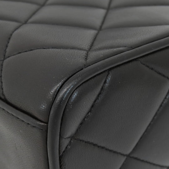 CHANEL Shoulder Bag lambskin black Matrasse COCO Mark