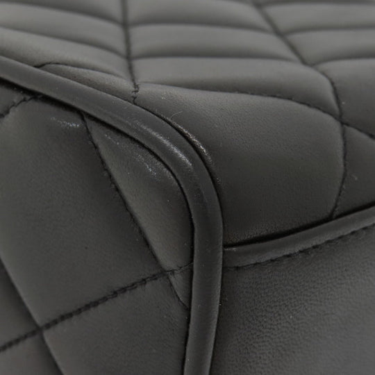 CHANEL Shoulder Bag lambskin black Matrasse COCO Mark