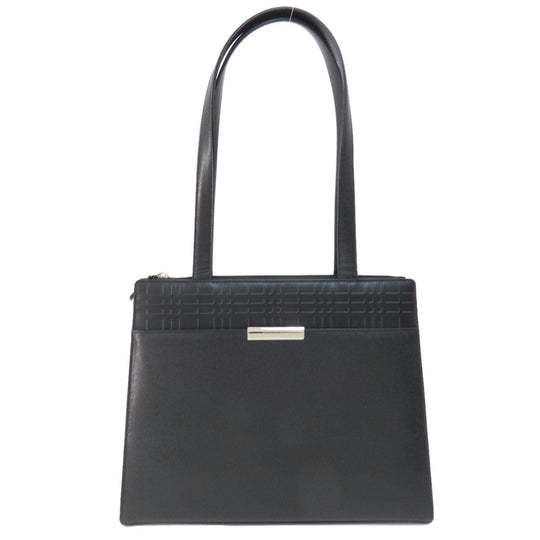 BURBERRY Tote Bag PVC black logo