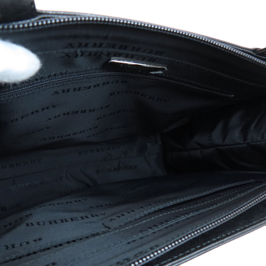BURBERRY Tote Bag PVC black logo