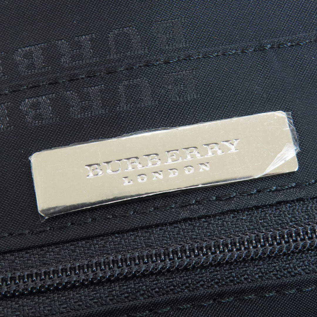 BURBERRY Tote Bag PVC black logo