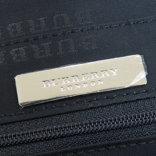 BURBERRY Tote Bag PVC black logo