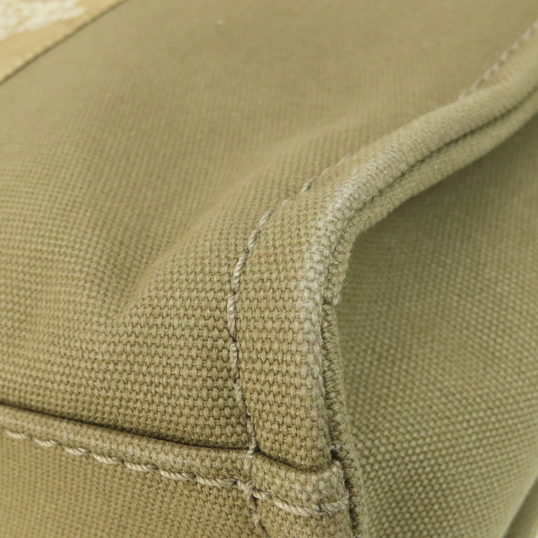 MARC JACOBS Shoulder Bag canvas green The Book Bag Women Used Authentic