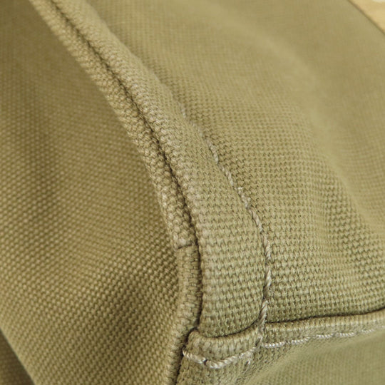 MARC JACOBS Shoulder Bag canvas green The Book Bag Women Used Authentic