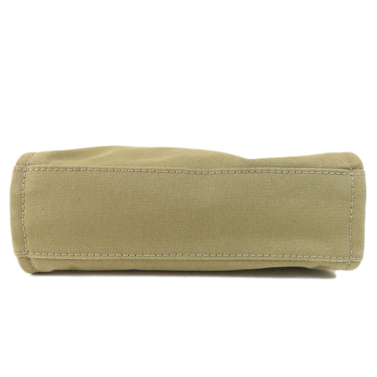 MARC JACOBS Shoulder Bag canvas green The Book Bag Women Used Authentic