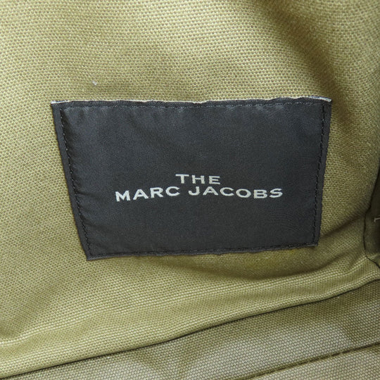 MARC JACOBS Shoulder Bag canvas green The Book Bag Women Used Authentic