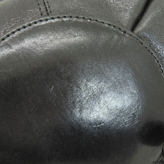 HIROFU Backpack leather black logo